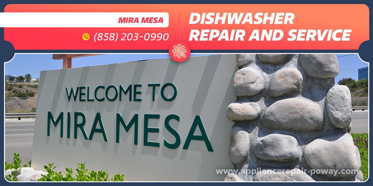 mira mesa dishwasher repair service
