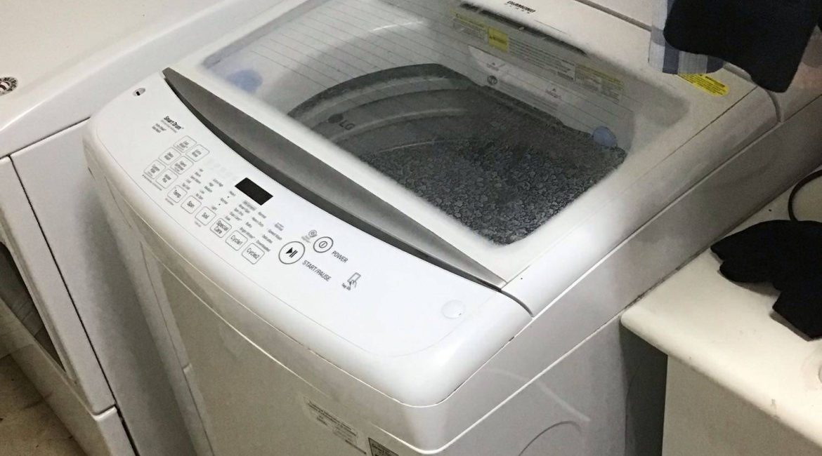 Maytag Washing Machine Leaks from the Bottom — Possible Drain Pump or Tub Seal Failure PWS 11 09